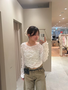 「mystic（ミスティック）のアイテム（ファッション雑貨）」を使った、airiさん（レディース・160cm）の秋コーディネート