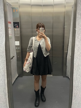 「アイテム（シュシュ）」を使った、uchida airiさん（レディース・160cm）の夏コーディネート