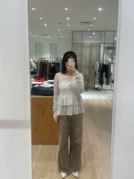 「アイテム（カチューシャ）」を使った、uchida airiさん（レディース・160cm・20代）の夏コーディネート