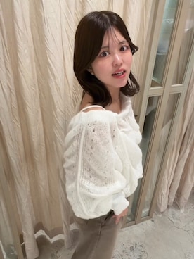 「アイテム（キャミソール）」を使った、uchida airiさん（レディース・160cm）の秋コーディネート