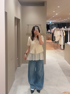 「mystic（ミスティック）のアイテム（キャミソール）」を使った、airiさん（レディース・160cm）の夏コーディネート