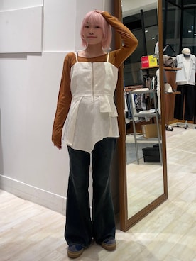 「アイテム（キャミソール）」を使った、nya2kichanさん（レディース・158cm・20代）の夏コーディネート
