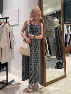 「PAGEBOY」｜「アイテム（アクセサリー）」を使った、nya2kichanさん（レディース・158cm）の夏コーディネート