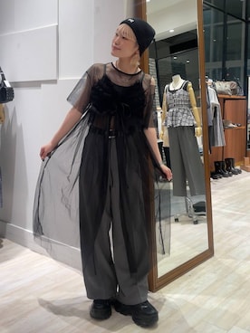 「PAGEBOY」｜「アイテム（アクセサリー）」を使った、nya2kichanさん（レディース・158cm）の夏コーディネート