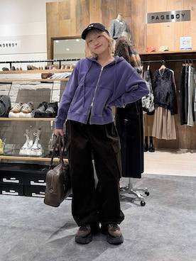 nya2kichanさん（レディース・158cm）の冬コーディネート