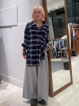 「アイテム（スウェットパンツ）」を使った、nya2kichanさん（レディース・158cm・20代）の夏コーディネート
