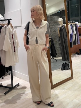 「アイテム（パーカー）」を使った、nya2kichanさん（レディース・158cm・20代）の夏コーディネート