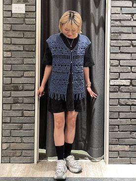 「アイテム（ベスト）」を使った、nya2kichanさん（レディース・158cm）の夏コーディネート