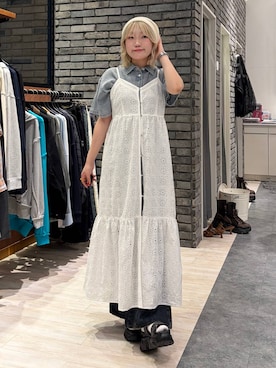 「PAGEBOY（ページボーイ）のアイテム（帽子）」を使った、nya2kichanさん（レディース・158cm）の春コーディネート