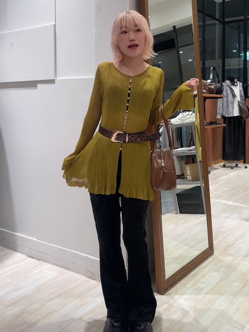 専用ページ068 セール】シアーフレアチュニックニット（ニット/セーター