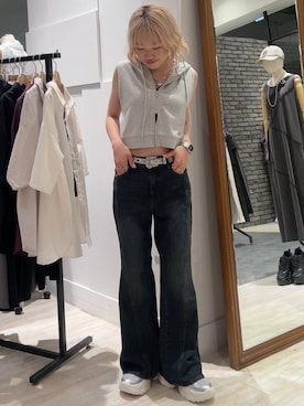 「アイテム（パーカー）」を使った、nya2kichanさん（レディース・158cm・20代）の夏コーディネート