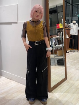 「PAGEBOY（ページボーイ）のアイテム」を使った、nya2kichanさん（レディース・158cm）の夏コーディネート