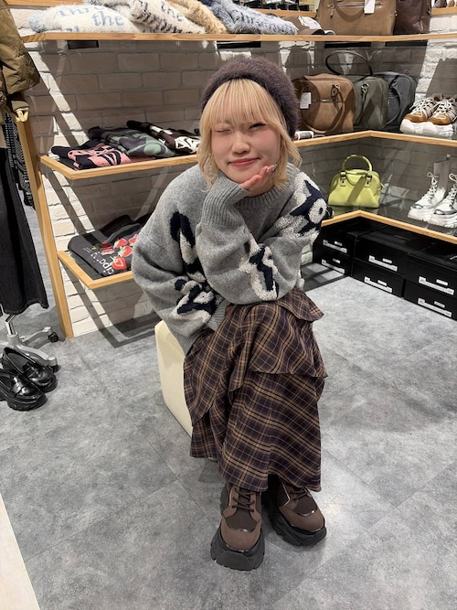 セール】《UNISEX》フラワーモチーフニット（ニット/セーター）｜PBLIM