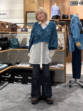 「PAGEBOY（ページボーイ）のアイテム」を使った、nya2kichanさん（レディース・158cm）の春コーディネート