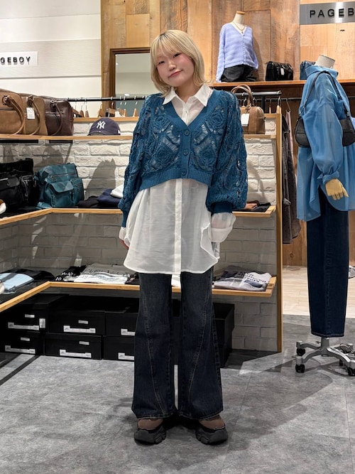 ターコイズブルー カーディガンのおすすめ人気商品一覧 通販 - Yahoo