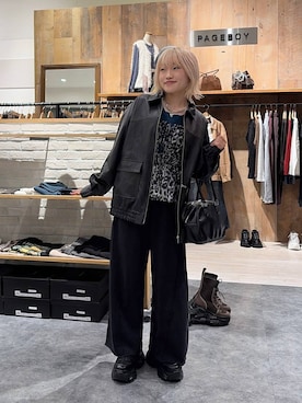 「アイテム（キャミソール、その他）」を使った、nya2kichanさん（レディース・158cm）の秋コーディネート