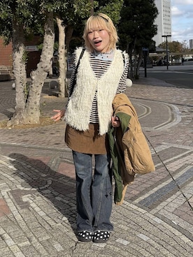 nya2kichanさん（レディース・158cm）の冬コーディネート