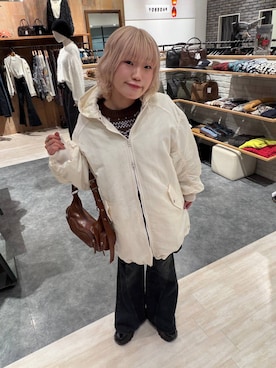 「アイテム（チュニック）」を使った、nya2kichanさん（レディース・158cm）の秋コーディネート