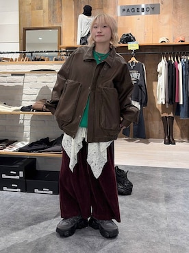 「アイテム（チュニック）」を使った、nya2kichanさん（レディース・158cm・20代）の秋コーディネート