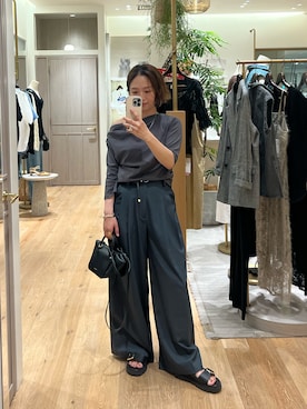 「LOUNGEDRESS（ラウンジドレス）のアイテム」を使った、kuuusanさん（レディース・157cm）の夏コーディネート