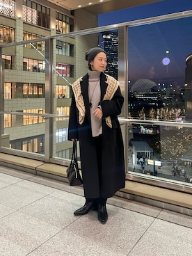 「アイテム（その他アウター）」を使った、kuuusanさん（レディース・157cm）の冬コーディネート