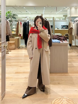 「アイテム（オールインワン・サロペット）」を使った、kuuusanさん（レディース・157cm）の冬コーディネート