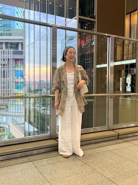 「LOUNGEDRESS（ラウンジドレス）のアイテム」を使った、kuuusanさん（レディース・157cm）の夏コーディネート