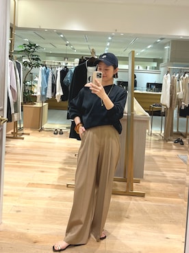 「LOUNGEDRESS（ラウンジドレス）のアイテム」を使った、kuuusanさん（レディース・157cm）の春コーディネート