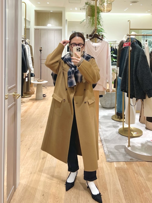 Loungedress（ラウンジドレス） コート アウター ピークドラペルリバー