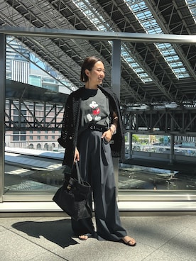 「LOUNGEDRESS（ラウンジドレス）のアイテム（ジャケット/アウター）」を使った、kuuusanさん（レディース・157cm）の春コーディネート