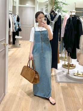 「LOUNGEDRESS（ラウンジドレス）のアイテム」を使った、kuuusanさん（レディース・157cm）の春コーディネート