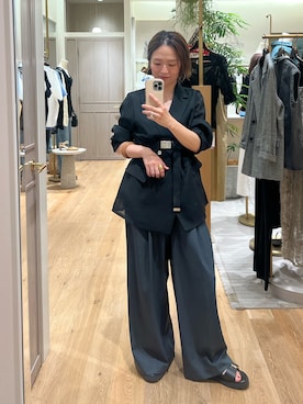 「LOUNGEDRESS（ラウンジドレス）のアイテム（ジャケット/アウター）」を使った、kuuusanさん（レディース・157cm）の夏コーディネート