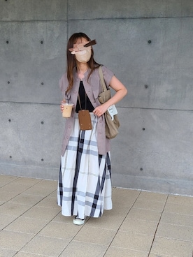 「アイテム（その他小物）」を使った、Laulea staffさん（レディース・156cm）の夏コーディネート