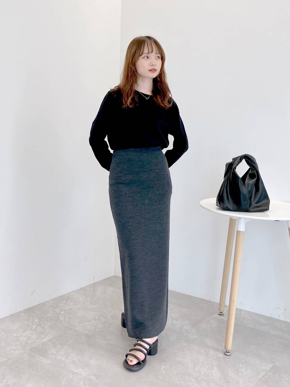 STERNBERG スカート スーパーエクストラファインメリノWフェイススカート STERNBERG（スタンバーグ）の「スーパーエクストラファイン