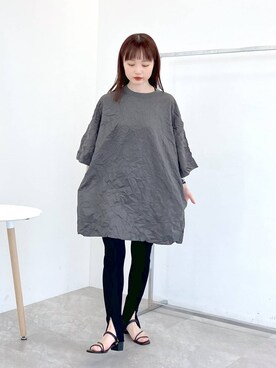 「STERNBERG（スタンバーグ）のアイテム（その他パンツ）」を使った、ぱっち(STERNBERG)さん（レディース・158cm）の春コーディネート
