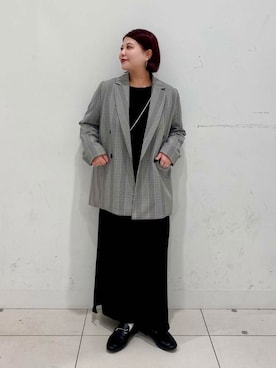 「アイテム（テーラードジャケット）」を使った、juri.さん（レディース・148cm）の春コーディネート