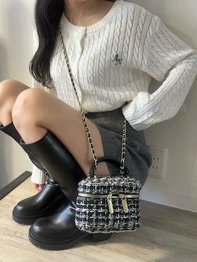 mameさん（レディース・155cm）の冬コーディネート