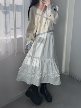 mameさん（レディース・155cm）の春コーディネート