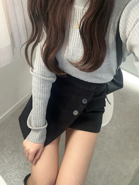 mameさん（骨格ウェーブ・レディース・155cm）の冬コーディネート