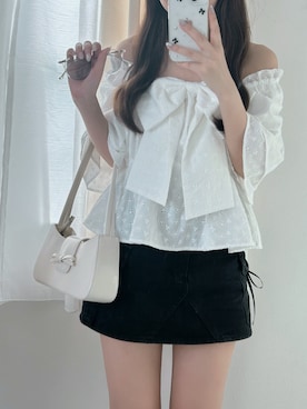 「アベイル」｜mameさん（レディース・155cm）の夏コーディネート