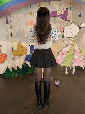 「アベイル」｜mameさん（レディース・155cm）の冬コーディネート
