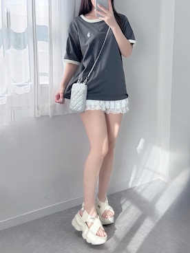 mameさん（レディース・155cm）の夏コーディネート