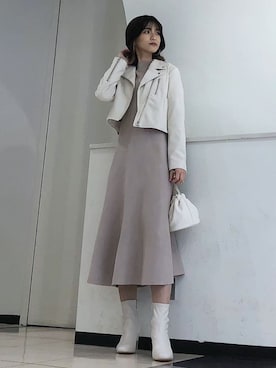 mihoさん（レディース・162cm）の冬コーディネート