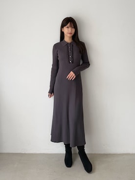 「MERCURYDUO（マーキュリーデュオ）のアイテム」を使った、mihoさん（レディース・163cm）の秋コーディネート