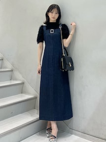 【タグ付き】マーキュリーデュオ レイヤード風キャミジャンスカ マーキュリーデュオ MERCURYDUO レイヤード風キャミジャンスカ