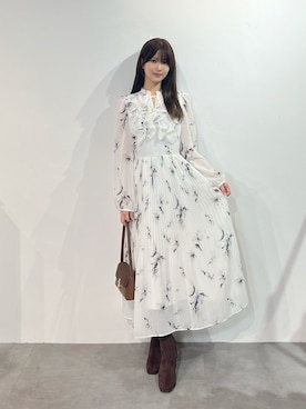「MERCURYDUO（マーキュリーデュオ）のアイテム（ブーツ）」を使った、mihoさん（レディース・163cm）の夏コーディネート