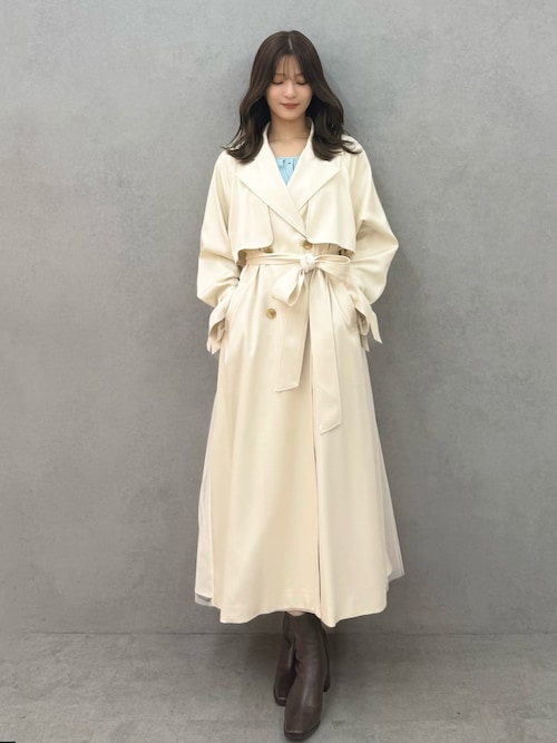 バックチュールトレンチコート（トレンチコート）｜MERCURYDUO