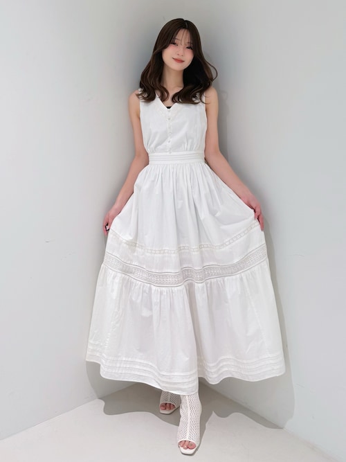 ポプリンバックシャンワンピース