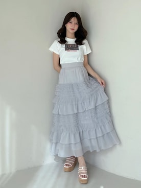 「MERCURYDUO(MERCURYDUO)」｜mihoさん（レディース・163cm）の春コーディネート