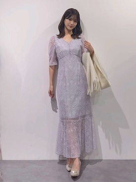 「アイテム（ワンピース/ドレス）」を使った、mihoさん（レディース・163cm）の秋コーディネート
